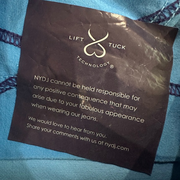 NYDJ Blue Textured Jeans - Picture 11 of 14